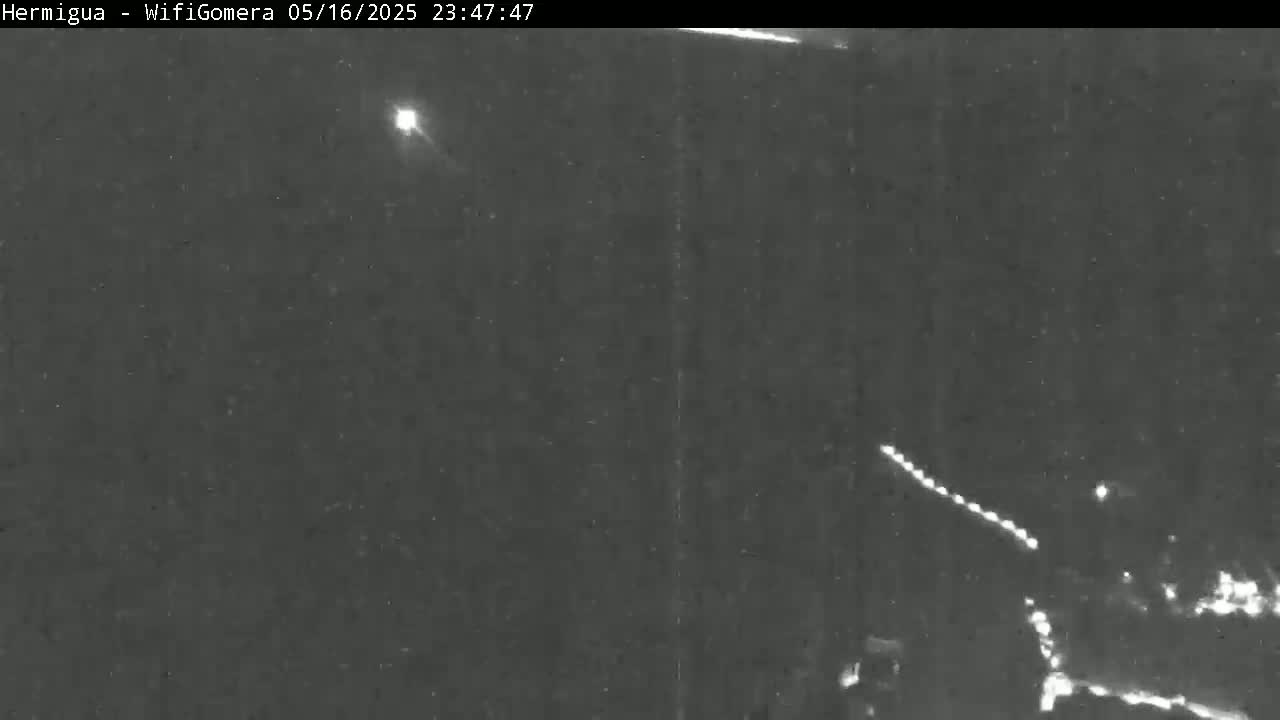 La Gomera ,Hermigua Live Cam - Santa Cruz de Tenerife, Canary Islands, Spain