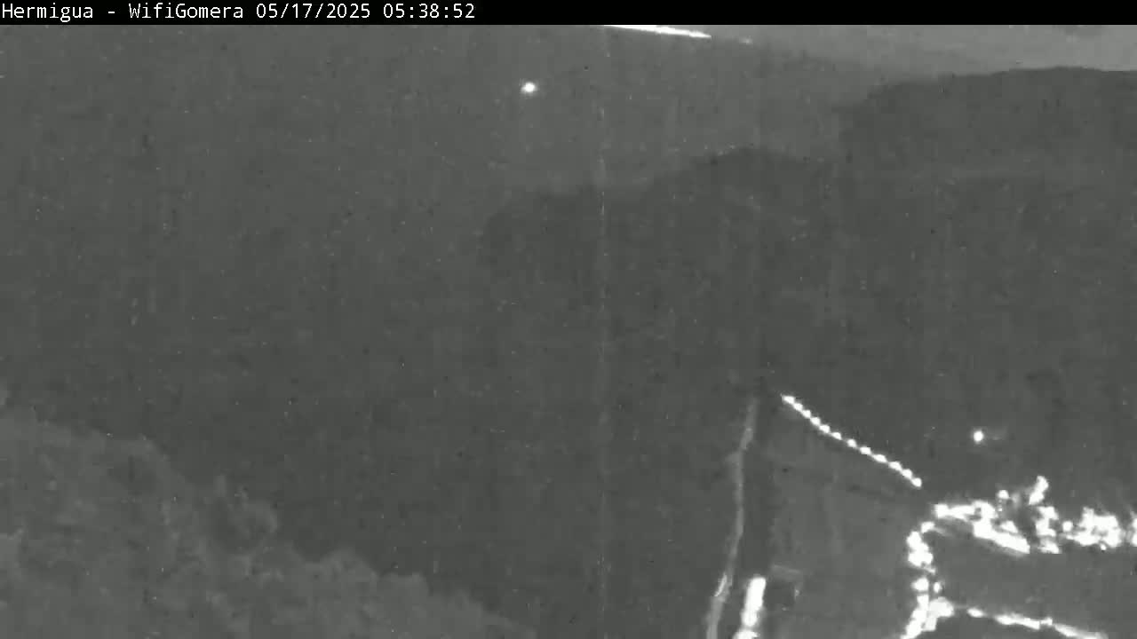 La Gomera ,Hermigua Live Cam - Santa Cruz de Tenerife, Canary Islands, Spain