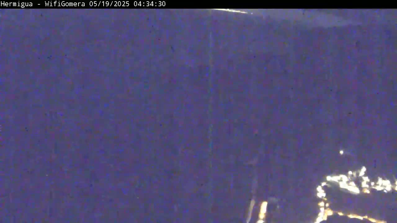 La Gomera ,Hermigua Live Cam - Santa Cruz de Tenerife, Canary Islands, Spain