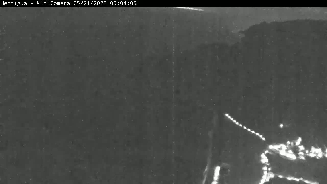 La Gomera ,Hermigua Live Cam - Santa Cruz de Tenerife, Canary Islands, Spain