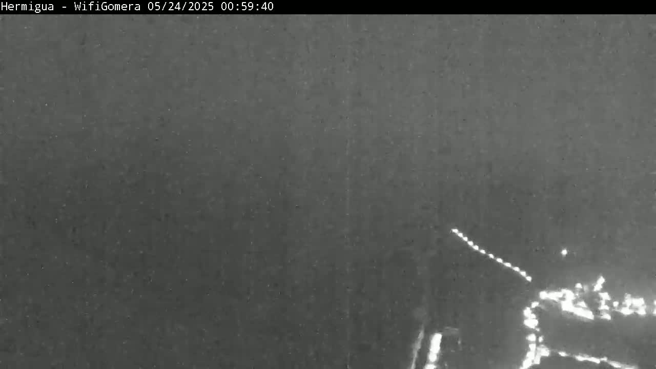 La Gomera ,Hermigua Live Cam - Santa Cruz de Tenerife, Canary Islands, Spain