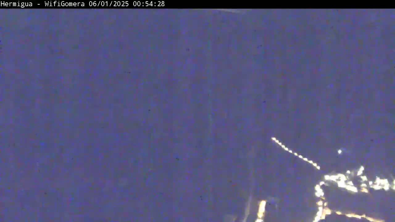 La Gomera ,Hermigua Live Cam - Santa Cruz de Tenerife, Canary Islands, Spain