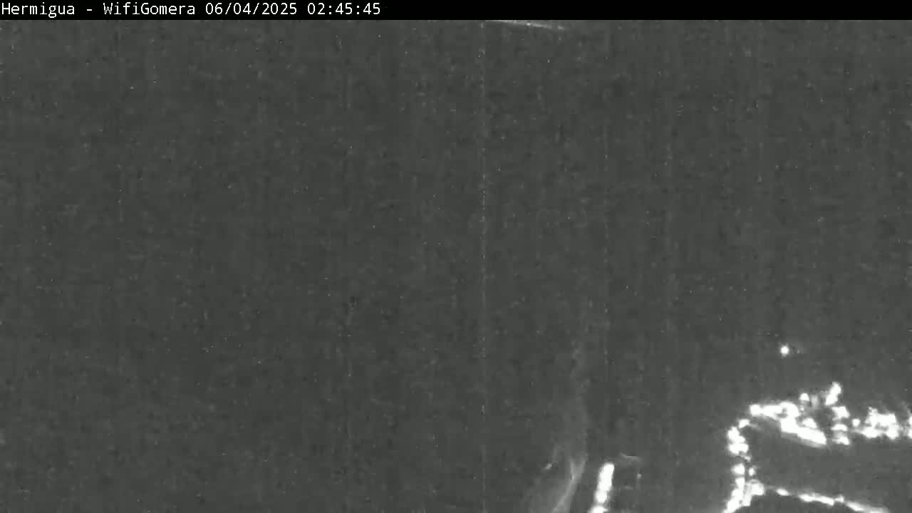 La Gomera ,Hermigua Live Cam - Santa Cruz de Tenerife, Canary Islands, Spain