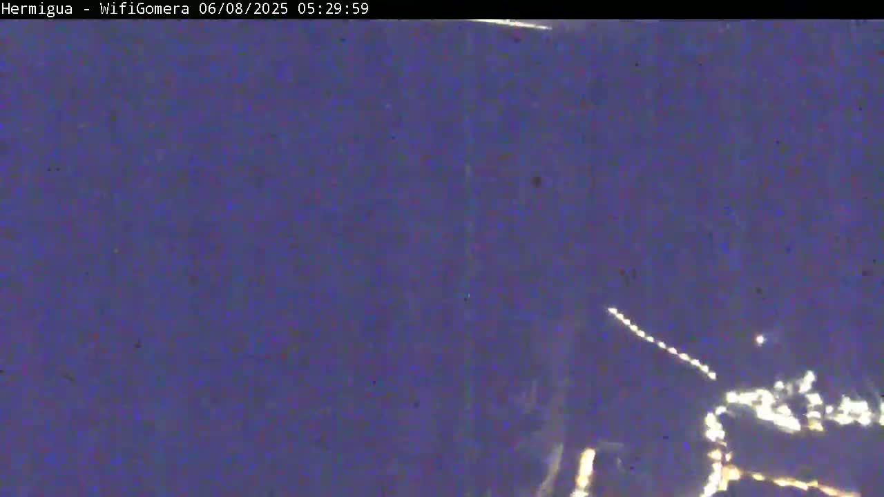 La Gomera ,Hermigua Live Cam - Santa Cruz de Tenerife, Canary Islands, Spain