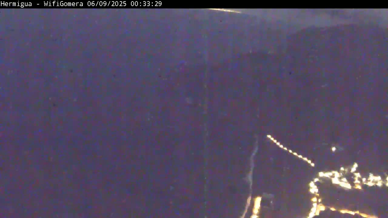 La Gomera ,Hermigua Live Cam - Santa Cruz de Tenerife, Canary Islands, Spain