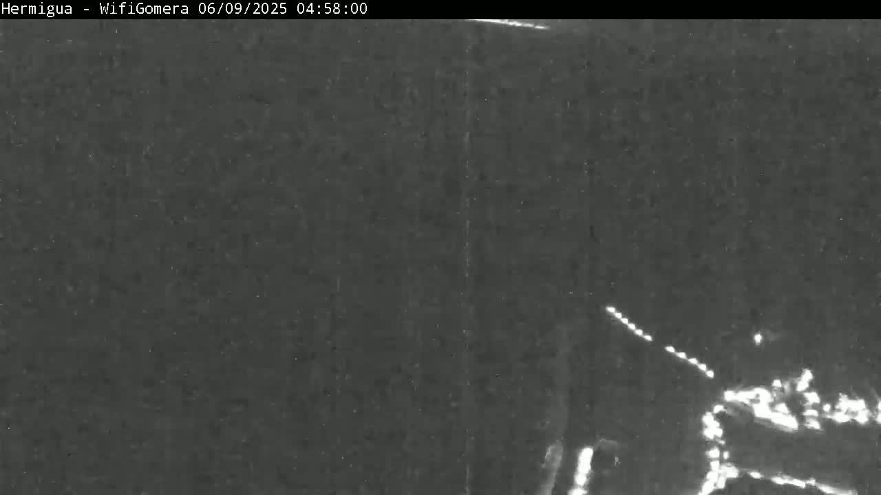 La Gomera ,Hermigua Live Cam - Santa Cruz de Tenerife, Canary Islands, Spain