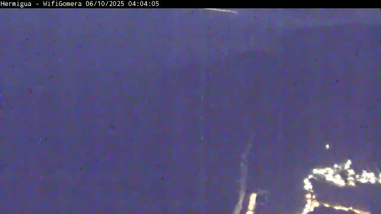 La Gomera ,Hermigua Live Cam - Santa Cruz de Tenerife, Canary Islands, Spain