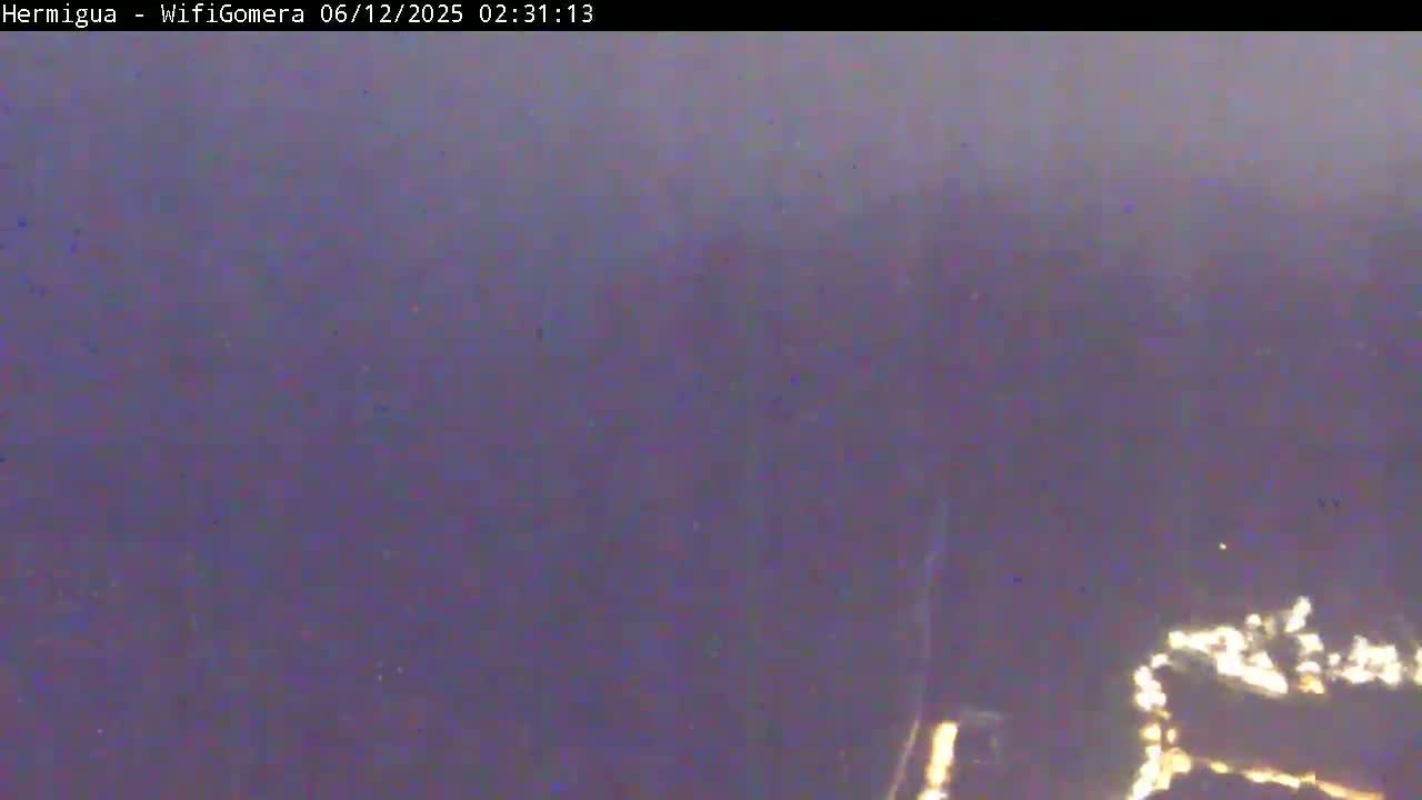 La Gomera ,Hermigua Live Cam - Santa Cruz de Tenerife, Canary Islands, Spain