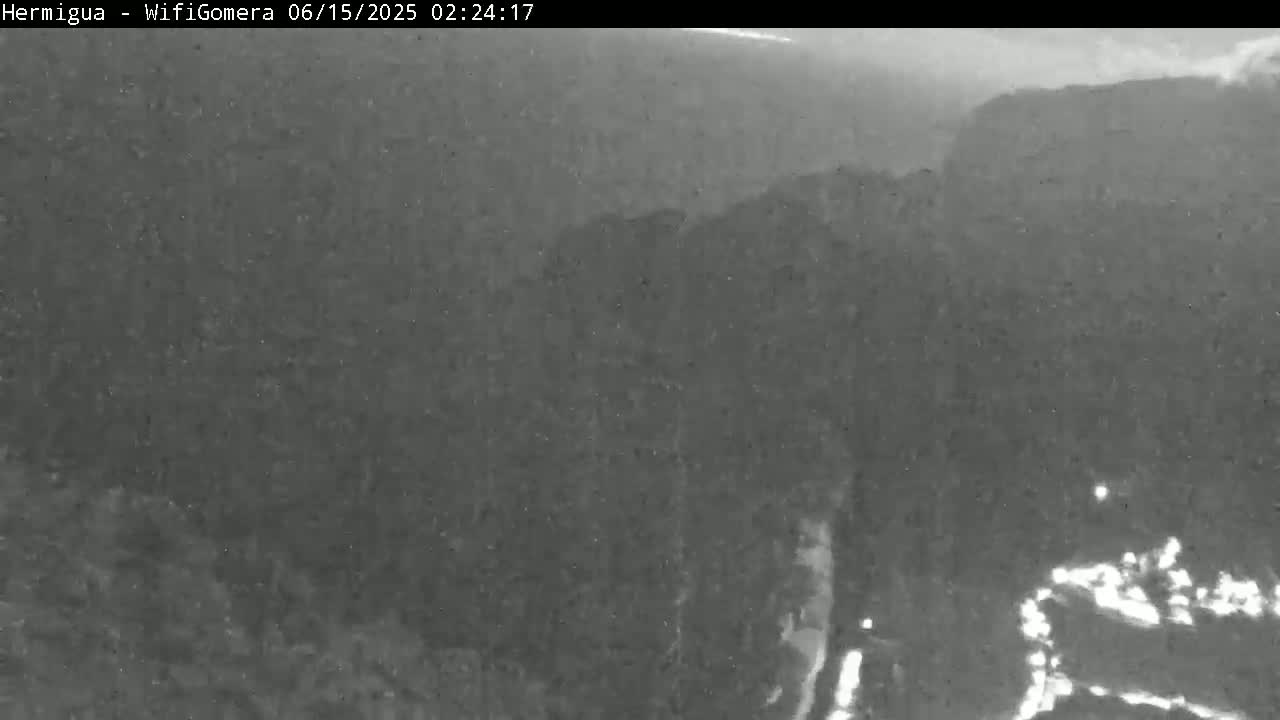 La Gomera ,Hermigua Live Cam - Santa Cruz de Tenerife, Canary Islands, Spain