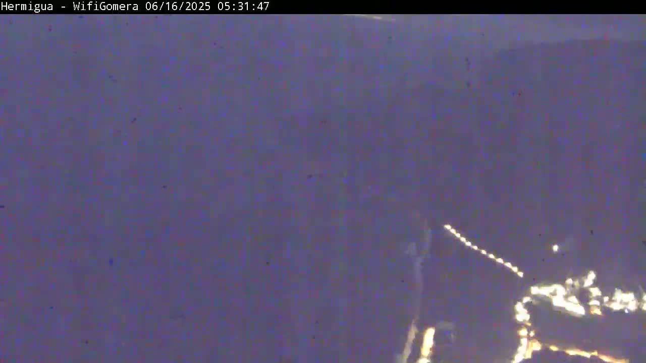 La Gomera ,Hermigua Live Cam - Santa Cruz de Tenerife, Canary Islands, Spain