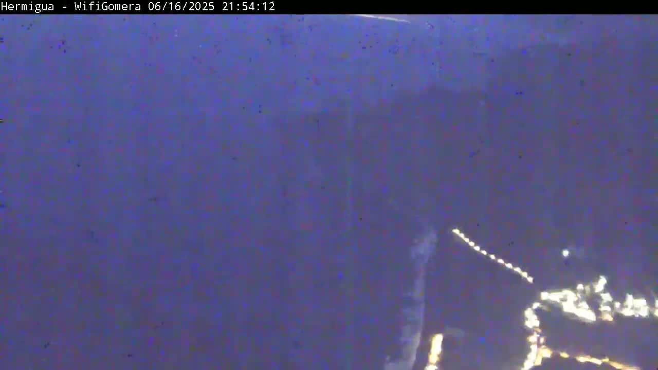 La Gomera ,Hermigua Live Cam - Santa Cruz de Tenerife, Canary Islands, Spain