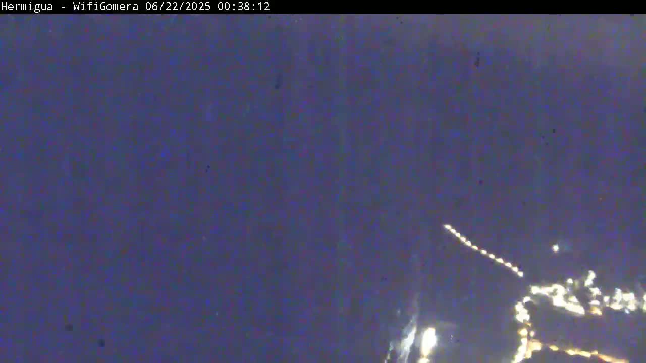La Gomera ,Hermigua Live Cam - Santa Cruz de Tenerife, Canary Islands, Spain