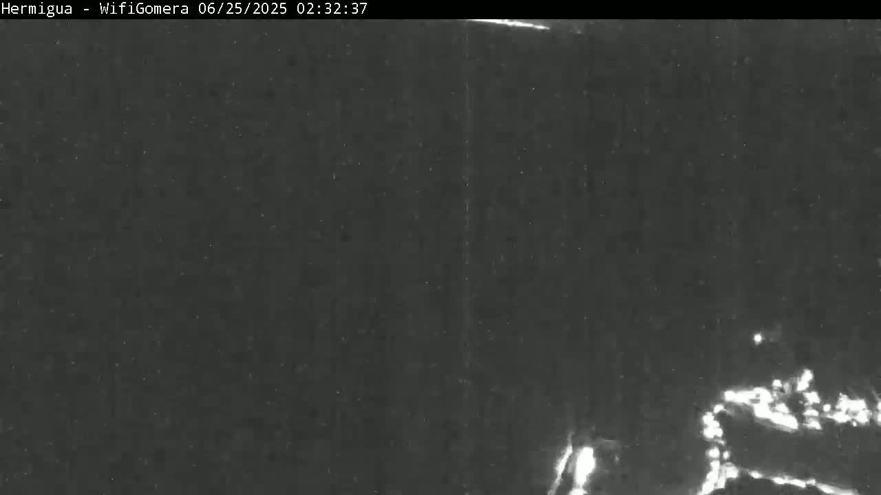 La Gomera ,Hermigua Live Cam - Santa Cruz de Tenerife, Canary Islands, Spain