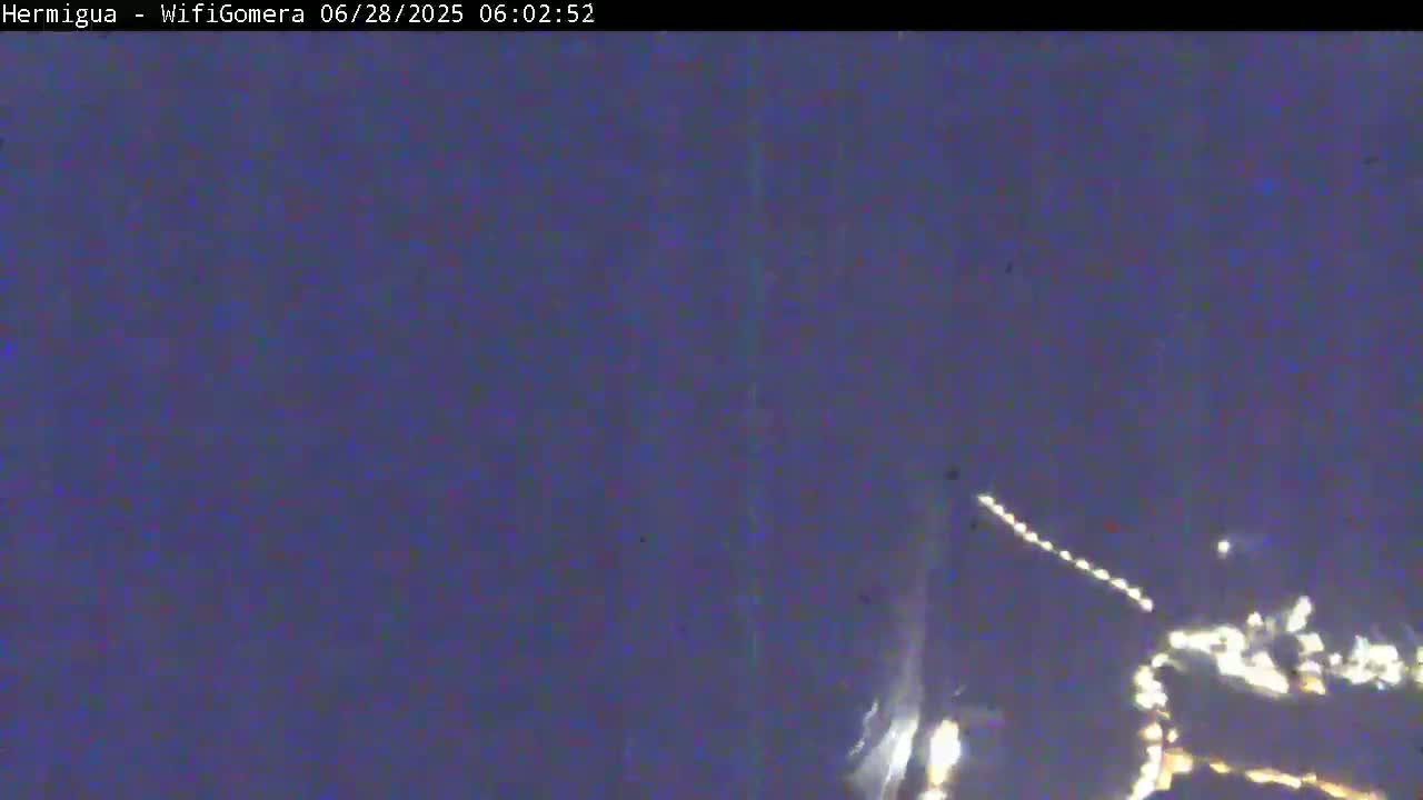 La Gomera ,Hermigua Live Cam - Santa Cruz de Tenerife, Canary Islands, Spain