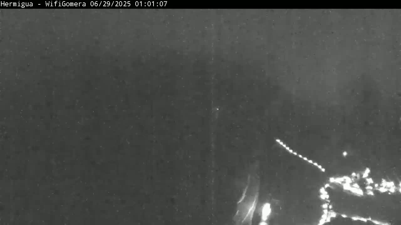 La Gomera ,Hermigua Live Cam - Santa Cruz de Tenerife, Canary Islands, Spain