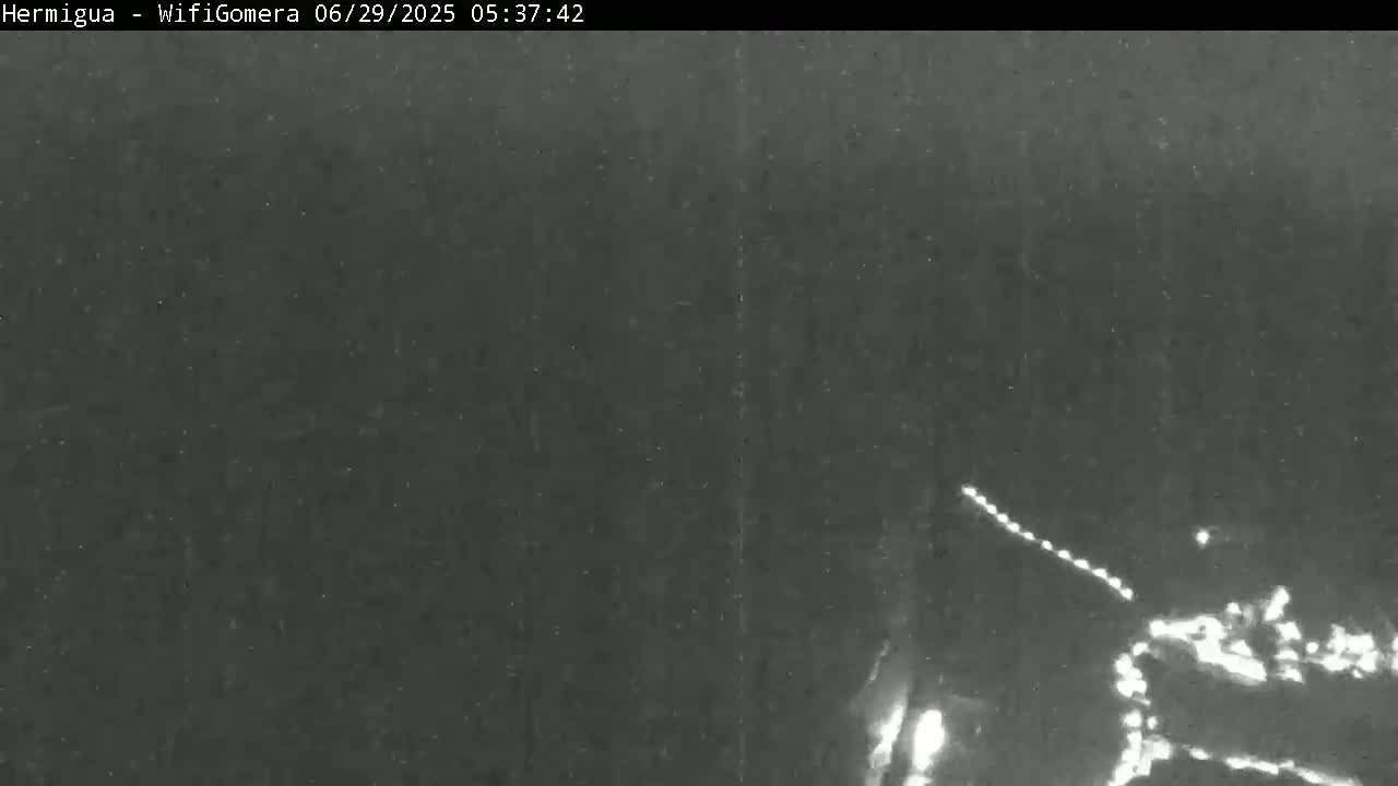 La Gomera ,Hermigua Live Cam - Santa Cruz de Tenerife, Canary Islands, Spain