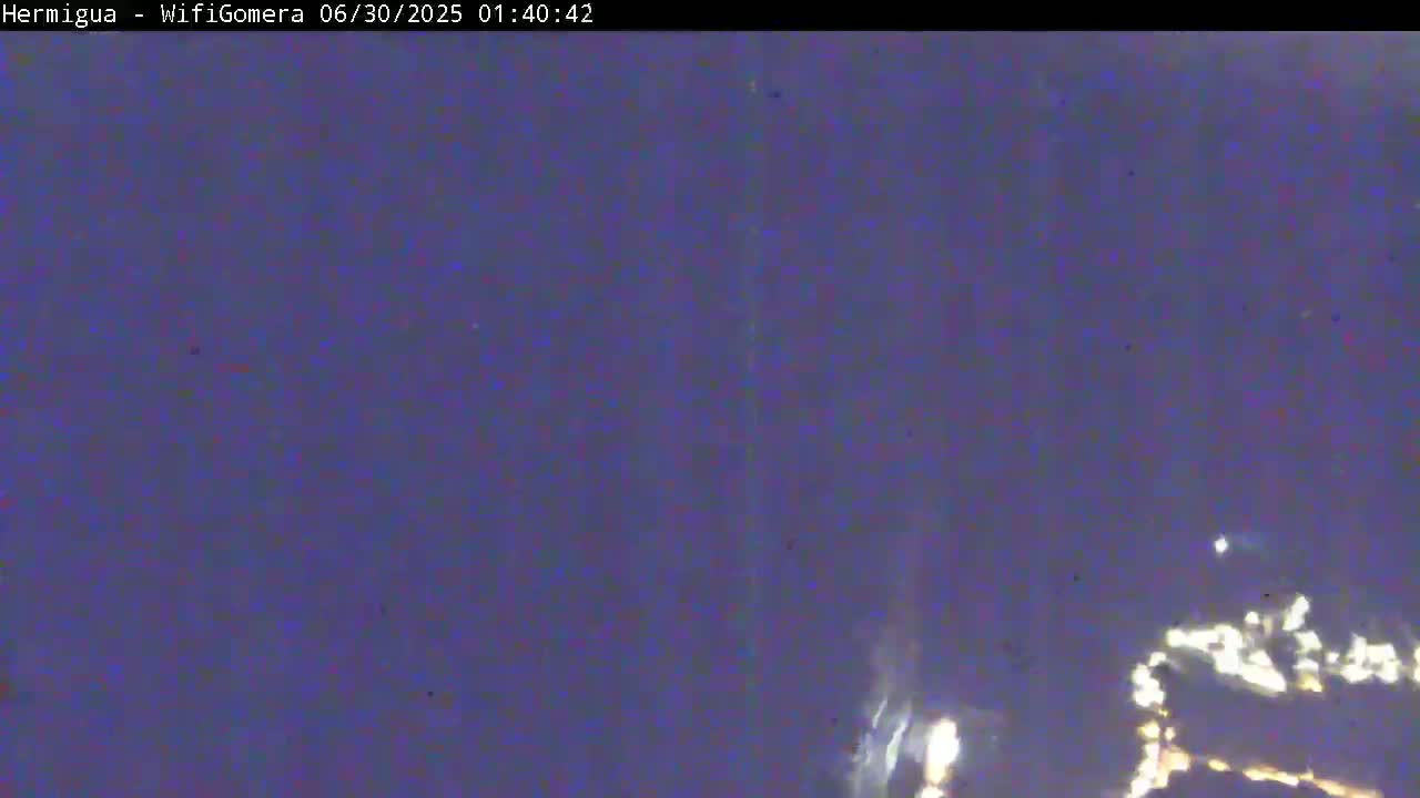 La Gomera ,Hermigua Live Cam - Santa Cruz de Tenerife, Canary Islands, Spain