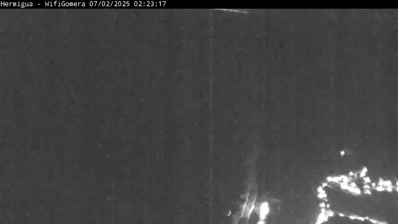 La Gomera ,Hermigua Live Cam - Santa Cruz de Tenerife, Canary Islands, Spain