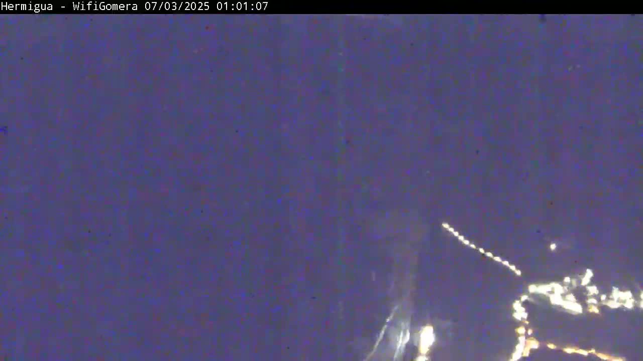 La Gomera ,Hermigua Live Cam - Santa Cruz de Tenerife, Canary Islands, Spain