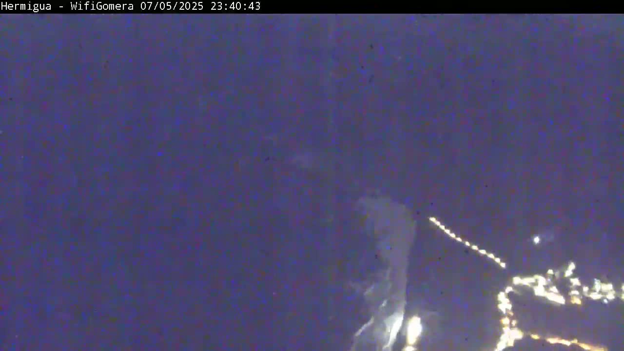 La Gomera ,Hermigua Live Cam - Santa Cruz de Tenerife, Canary Islands, Spain