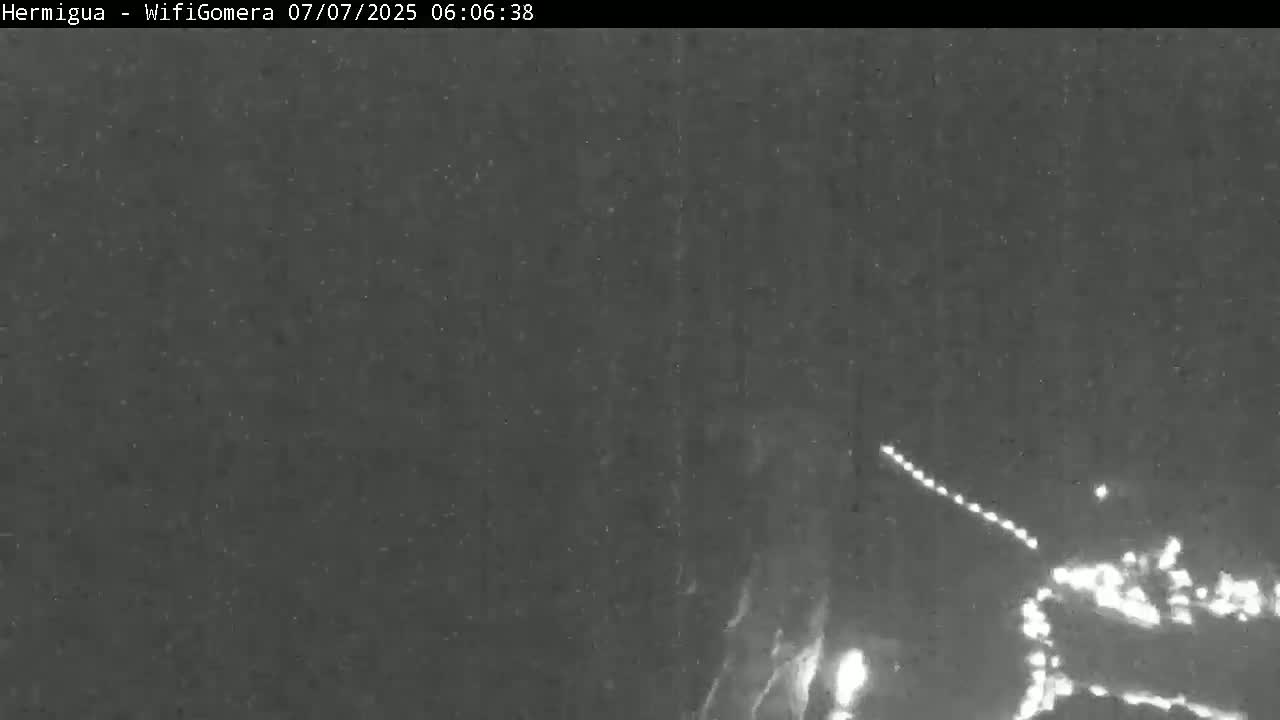 La Gomera ,Hermigua Live Cam - Santa Cruz de Tenerife, Canary Islands, Spain