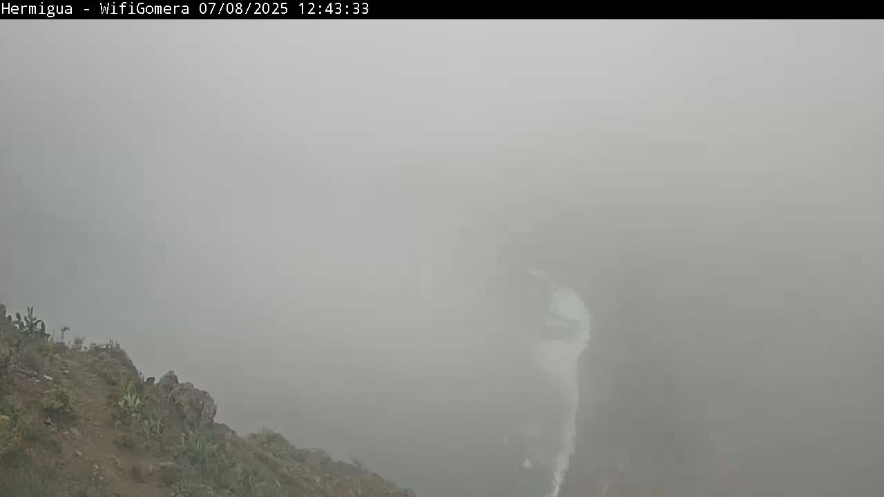 La Gomera ,Hermigua Live Cam - Santa Cruz de Tenerife, Canary Islands, Spain