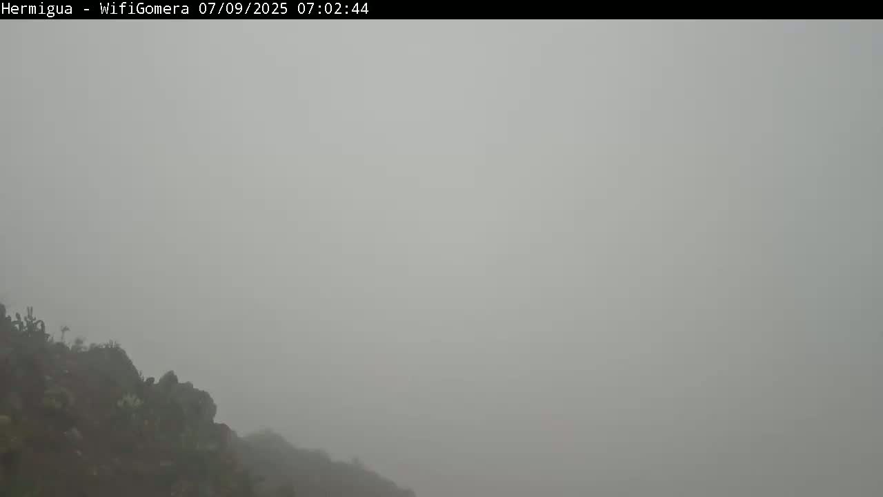 La Gomera ,Hermigua Live Cam - Santa Cruz de Tenerife, Canary Islands, Spain