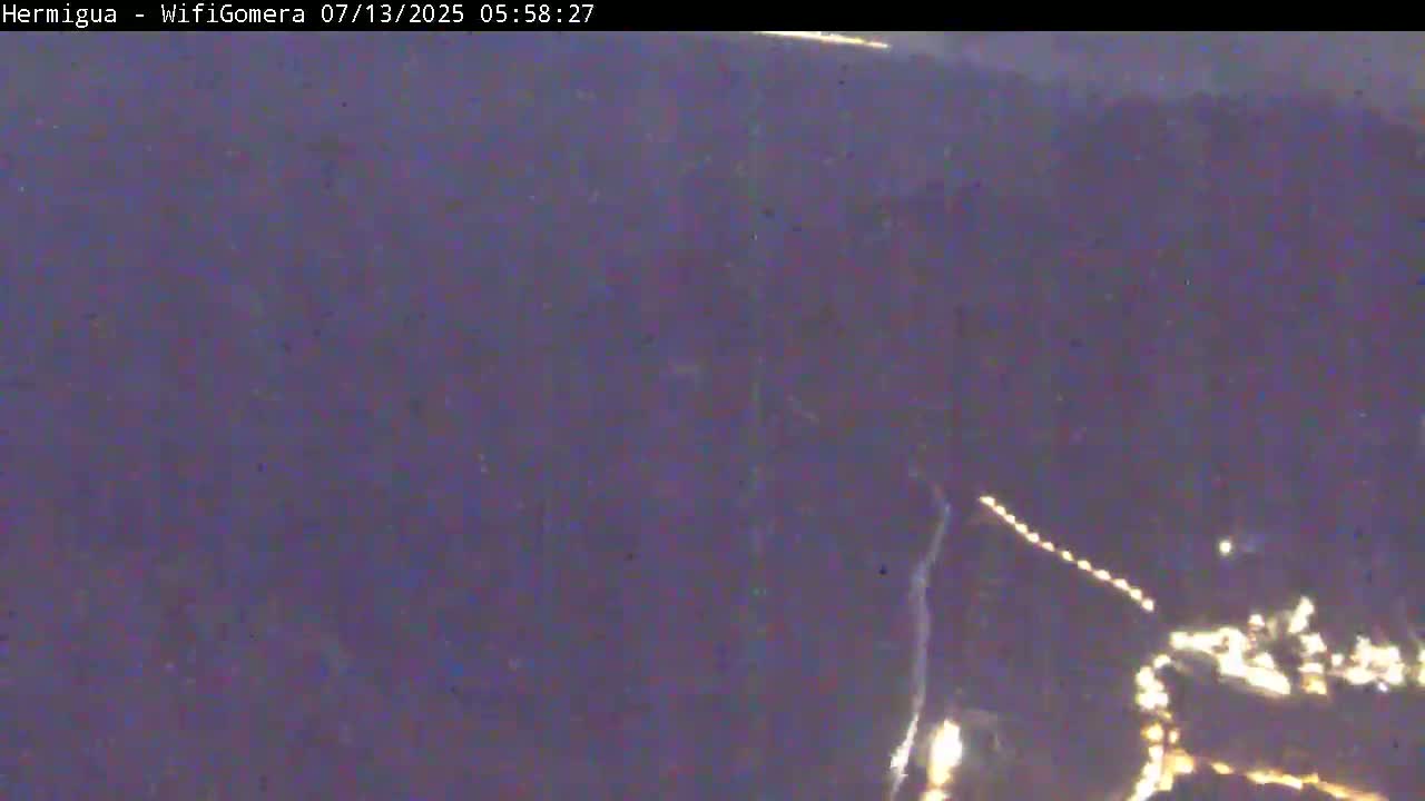 La Gomera ,Hermigua Live Cam - Santa Cruz de Tenerife, Canary Islands, Spain