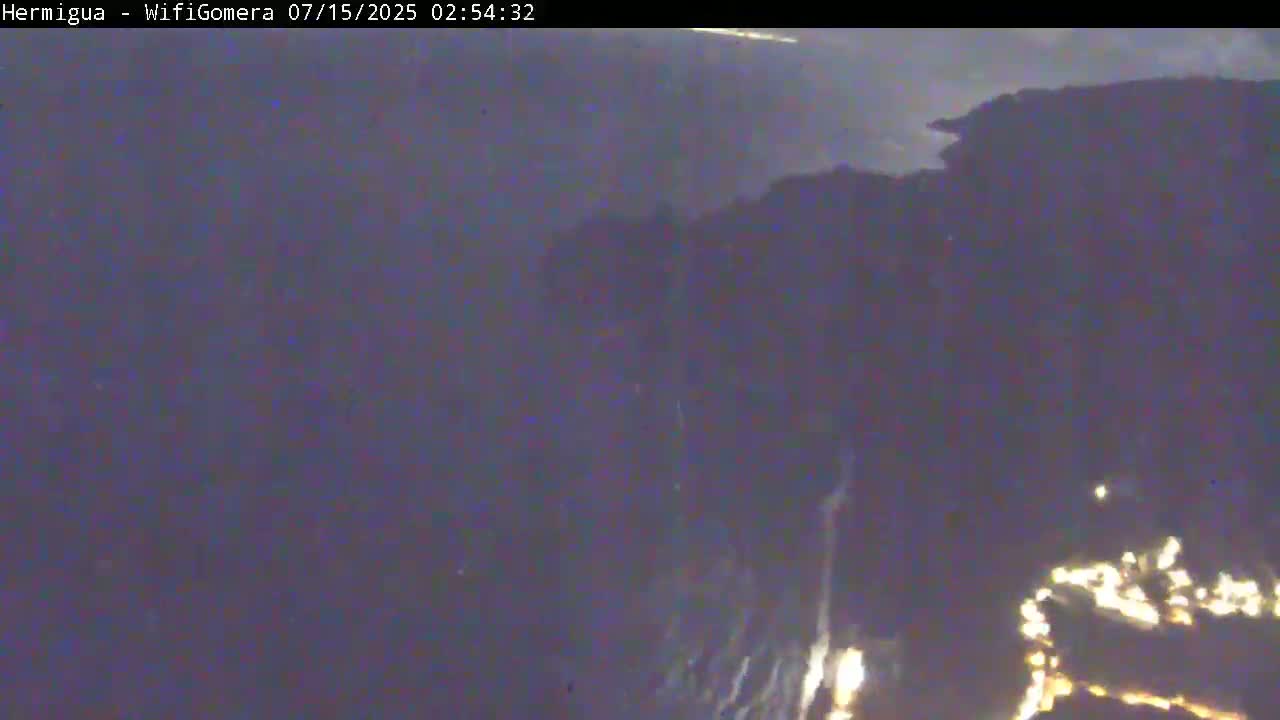 La Gomera ,Hermigua Live Cam - Santa Cruz de Tenerife, Canary Islands, Spain