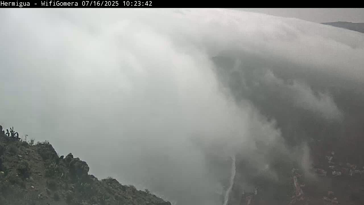 La Gomera ,Hermigua Live Cam - Santa Cruz de Tenerife, Canary Islands, Spain