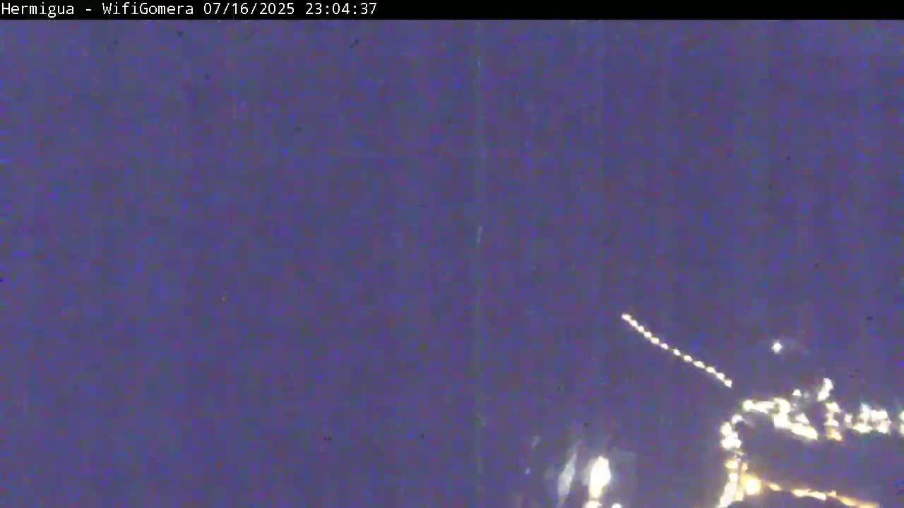 La Gomera ,Hermigua Live Cam - Santa Cruz de Tenerife, Canary Islands, Spain