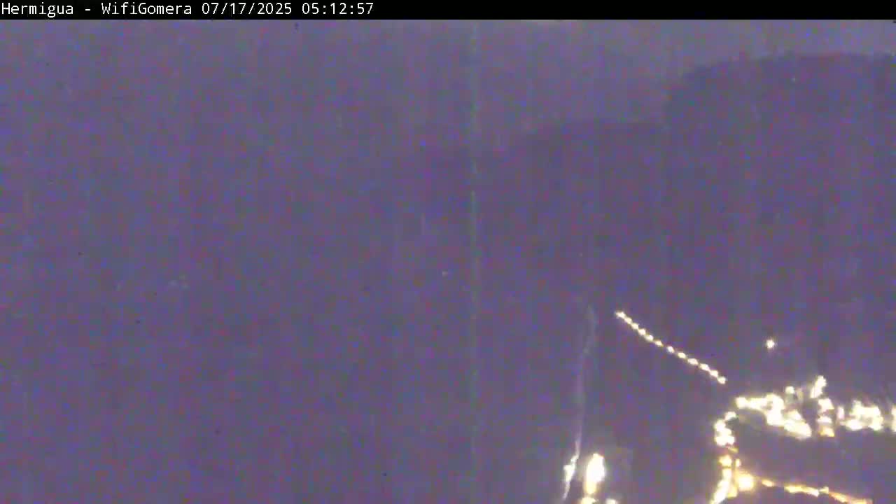 La Gomera ,Hermigua Live Cam - Santa Cruz de Tenerife, Canary Islands, Spain