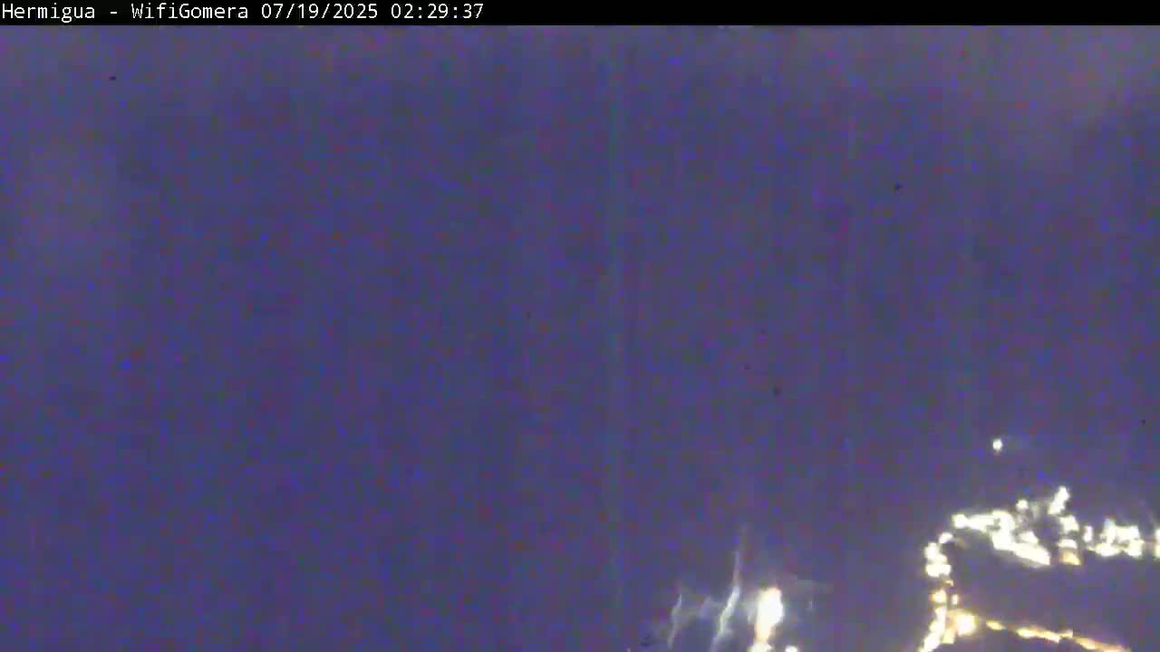 La Gomera ,Hermigua Live Cam - Santa Cruz de Tenerife, Canary Islands, Spain