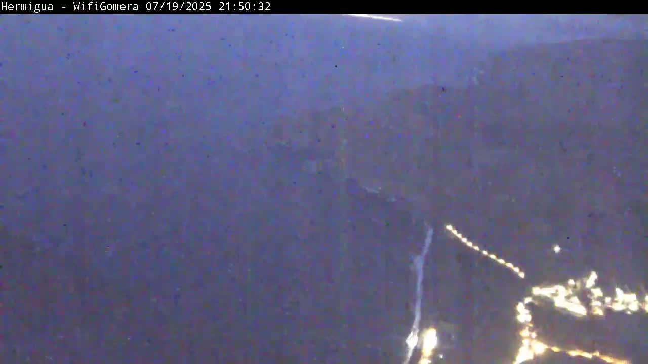 La Gomera ,Hermigua Live Cam - Santa Cruz de Tenerife, Canary Islands, Spain