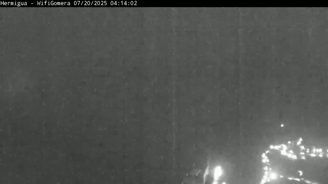 La Gomera ,Hermigua Live Cam - Santa Cruz de Tenerife, Canary Islands, Spain