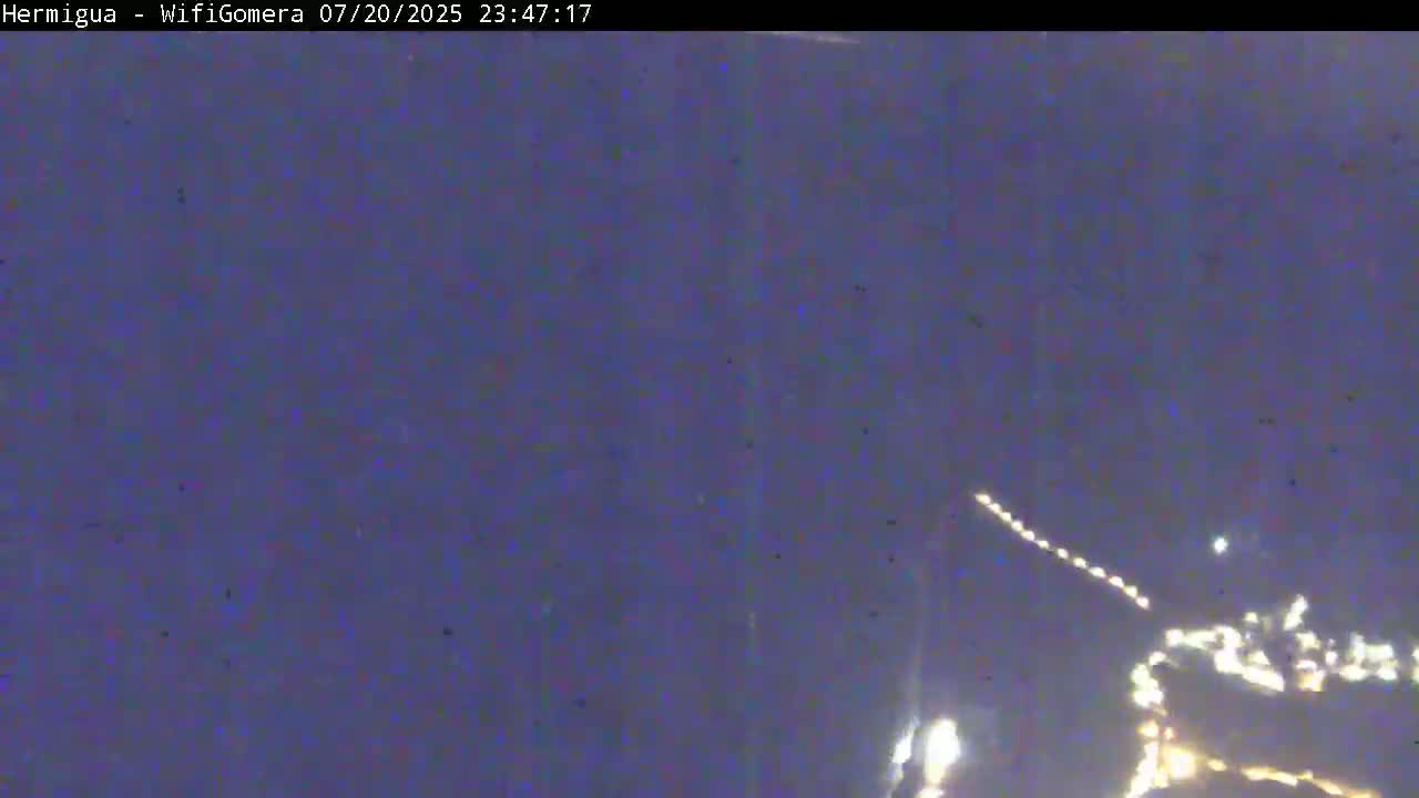 La Gomera ,Hermigua Live Cam - Santa Cruz de Tenerife, Canary Islands, Spain
