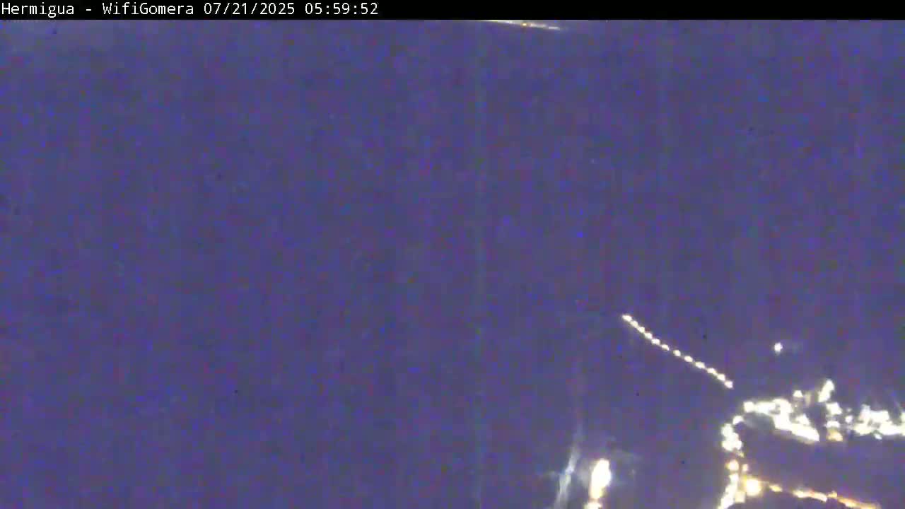 La Gomera ,Hermigua Live Cam - Santa Cruz de Tenerife, Canary Islands, Spain