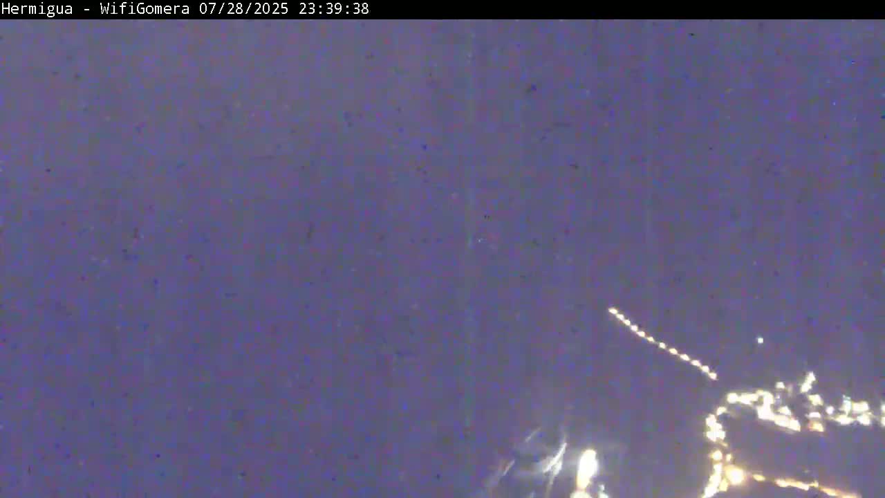 La Gomera ,Hermigua Live Cam - Santa Cruz de Tenerife, Canary Islands, Spain