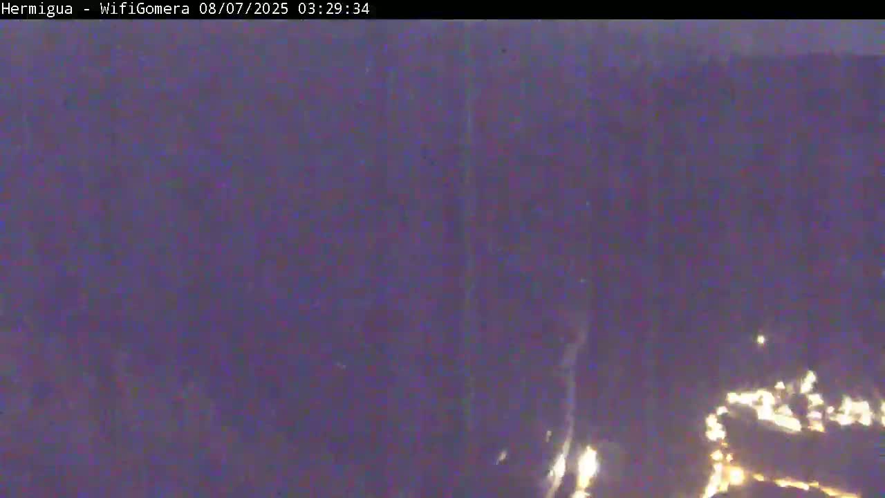 La Gomera ,Hermigua Live Cam - Santa Cruz de Tenerife, Canary Islands, Spain