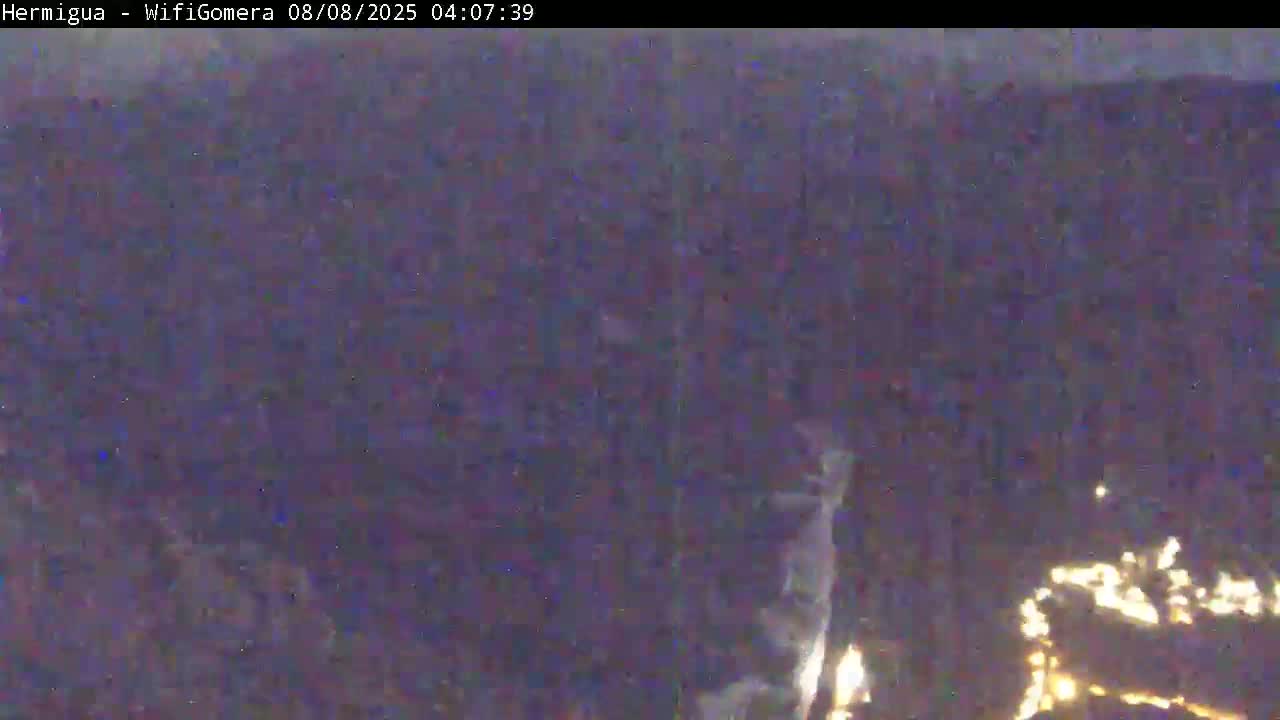 La Gomera ,Hermigua Live Cam - Santa Cruz de Tenerife, Canary Islands, Spain