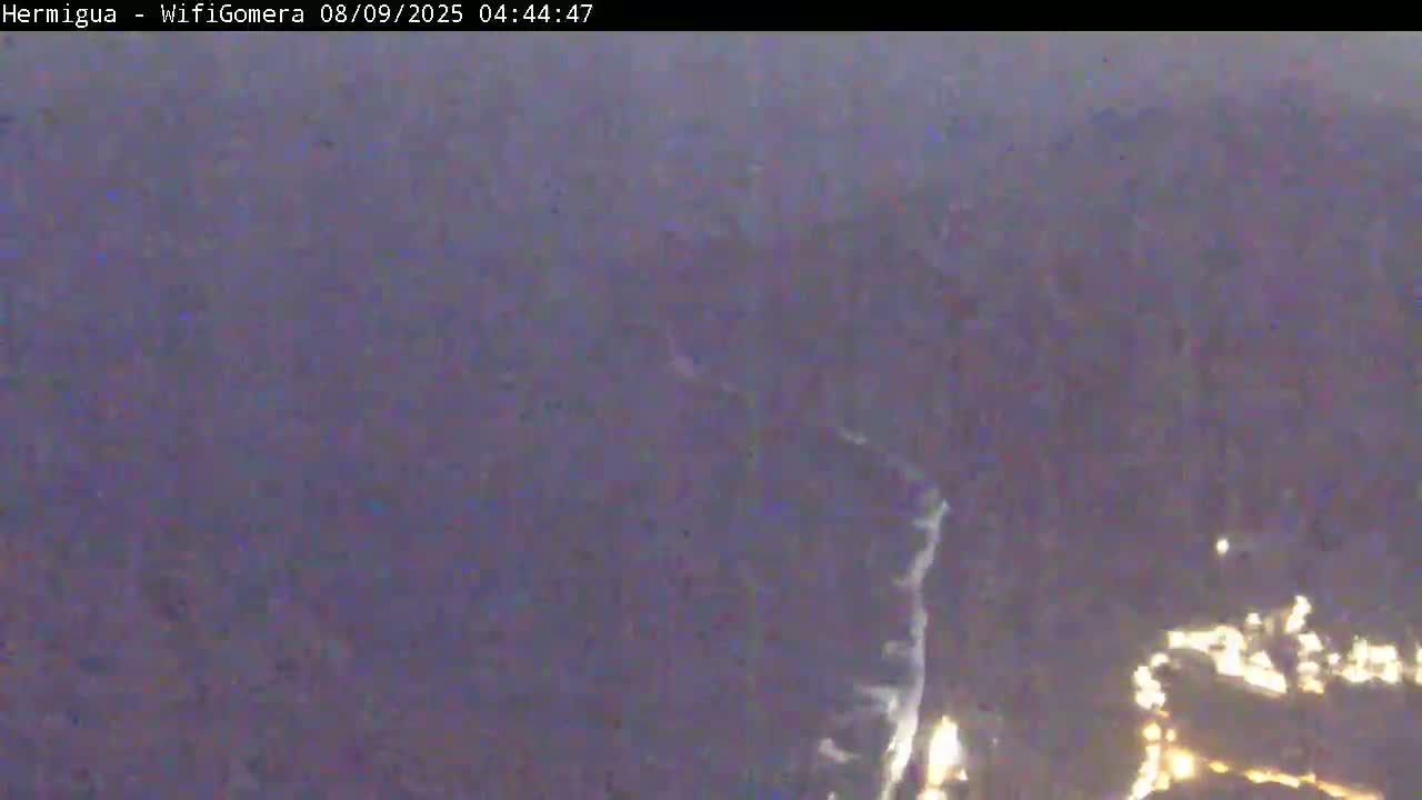 La Gomera ,Hermigua Live Cam - Santa Cruz de Tenerife, Canary Islands, Spain