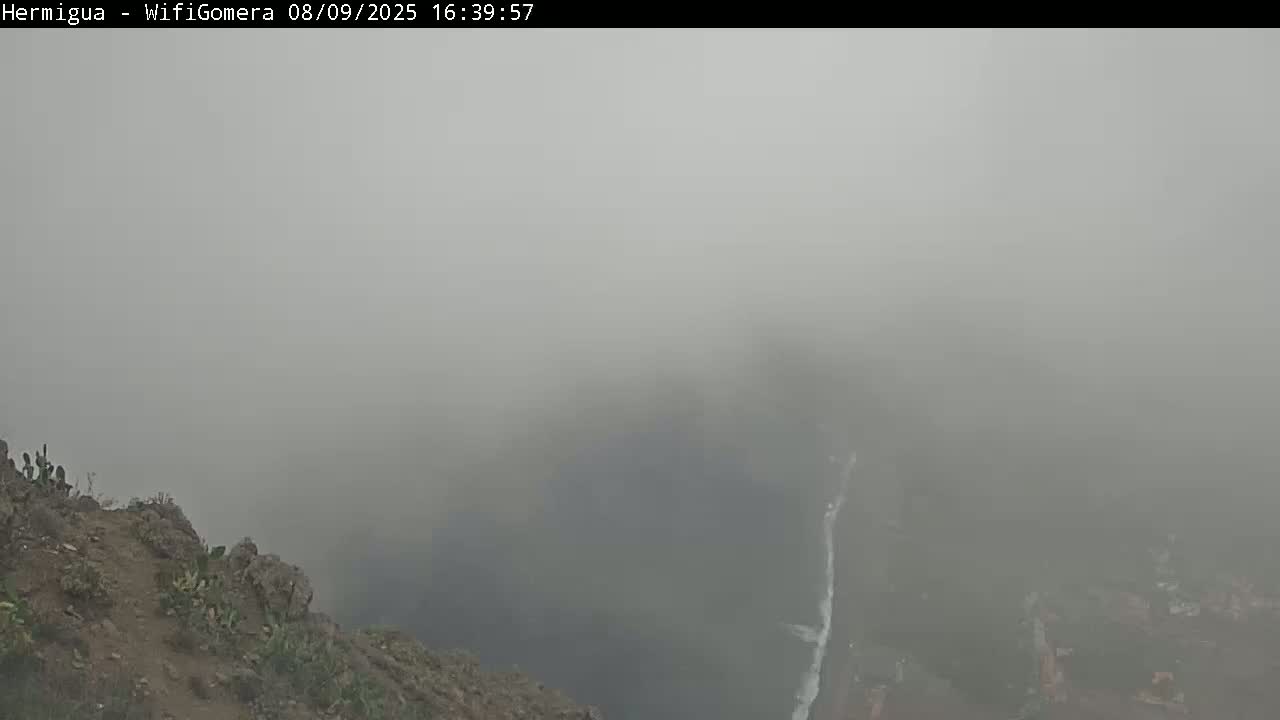 La Gomera ,Hermigua Live Cam - Santa Cruz de Tenerife, Canary Islands, Spain