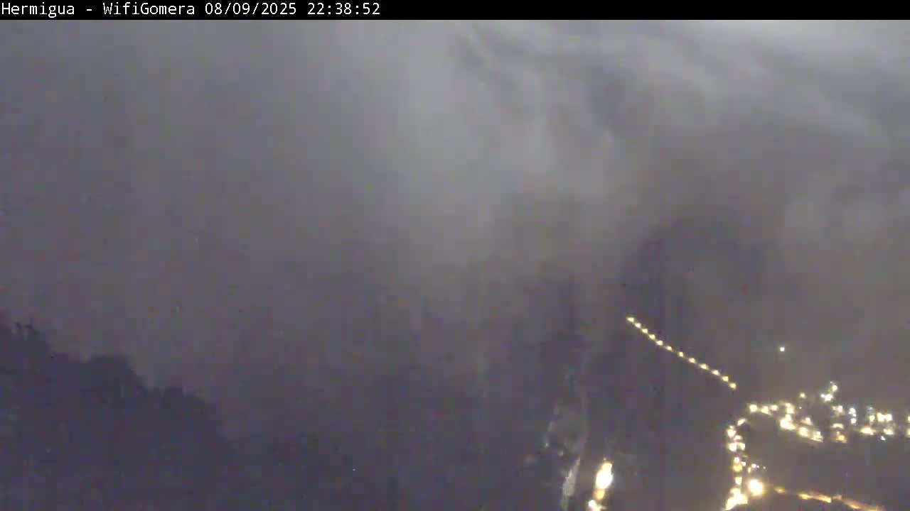 La Gomera ,Hermigua Live Cam - Santa Cruz de Tenerife, Canary Islands, Spain