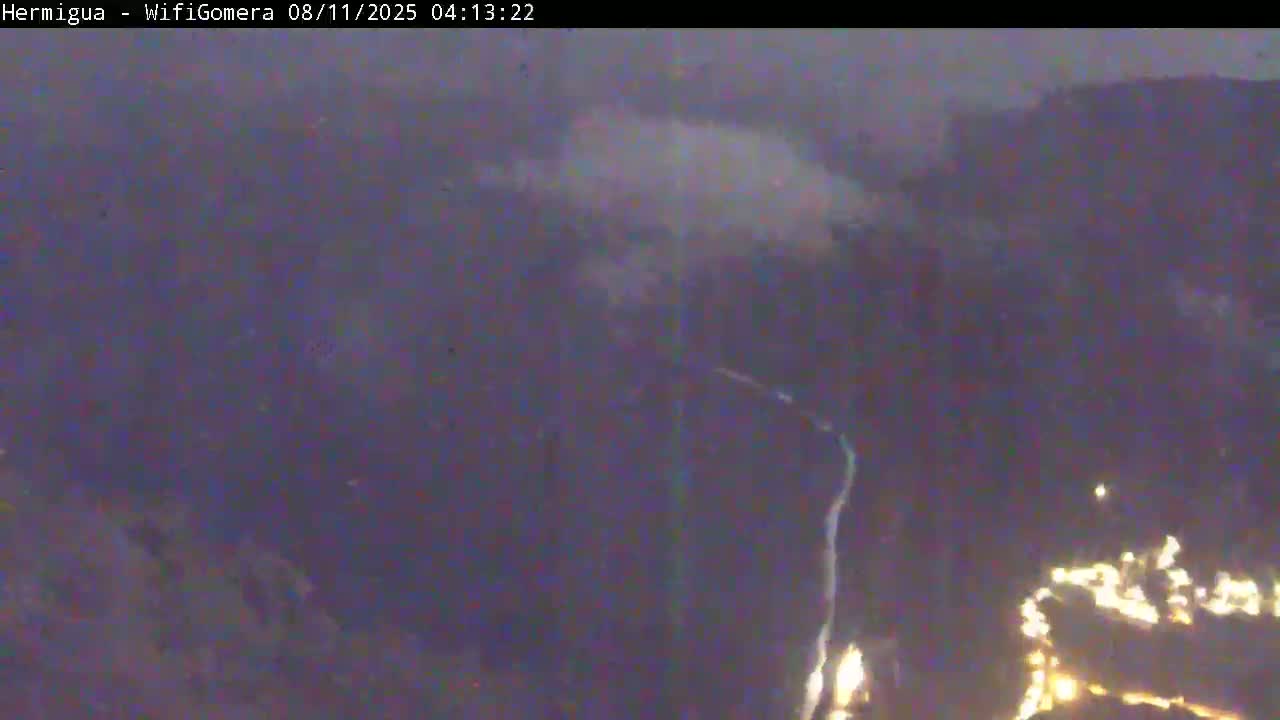 La Gomera ,Hermigua Live Cam - Santa Cruz de Tenerife, Canary Islands, Spain