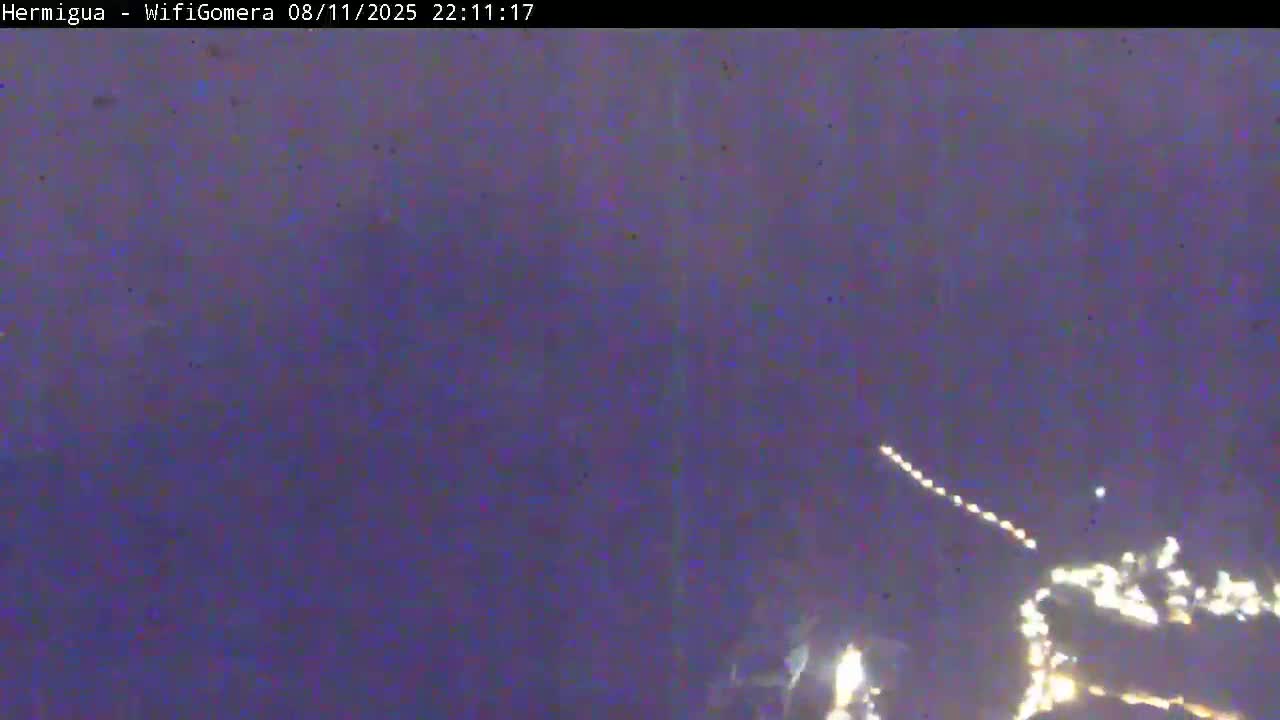 La Gomera ,Hermigua Live Cam - Santa Cruz de Tenerife, Canary Islands, Spain