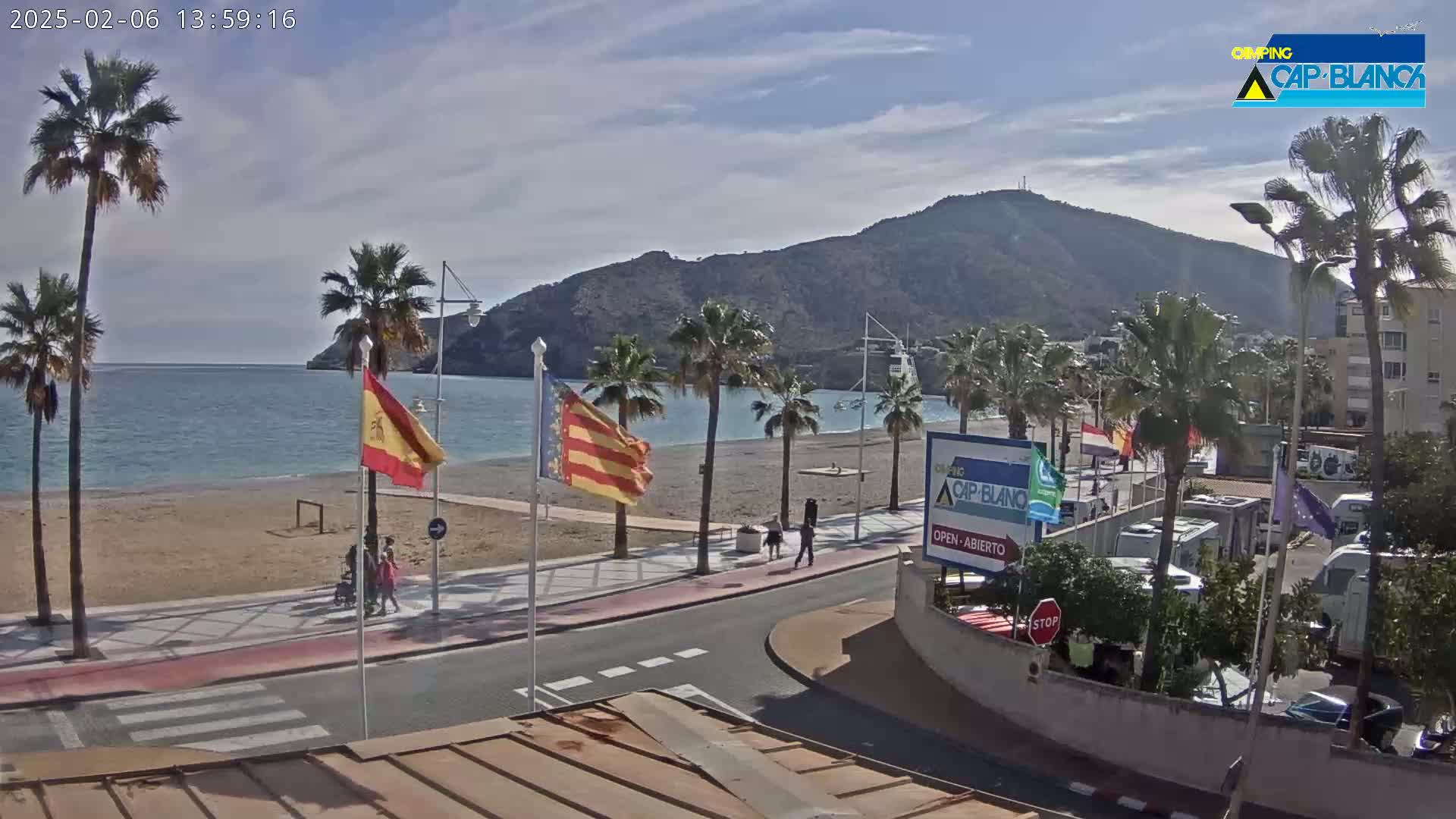 Altea, Albir Beach Live Cam -  Alicante, Valencia, Spain