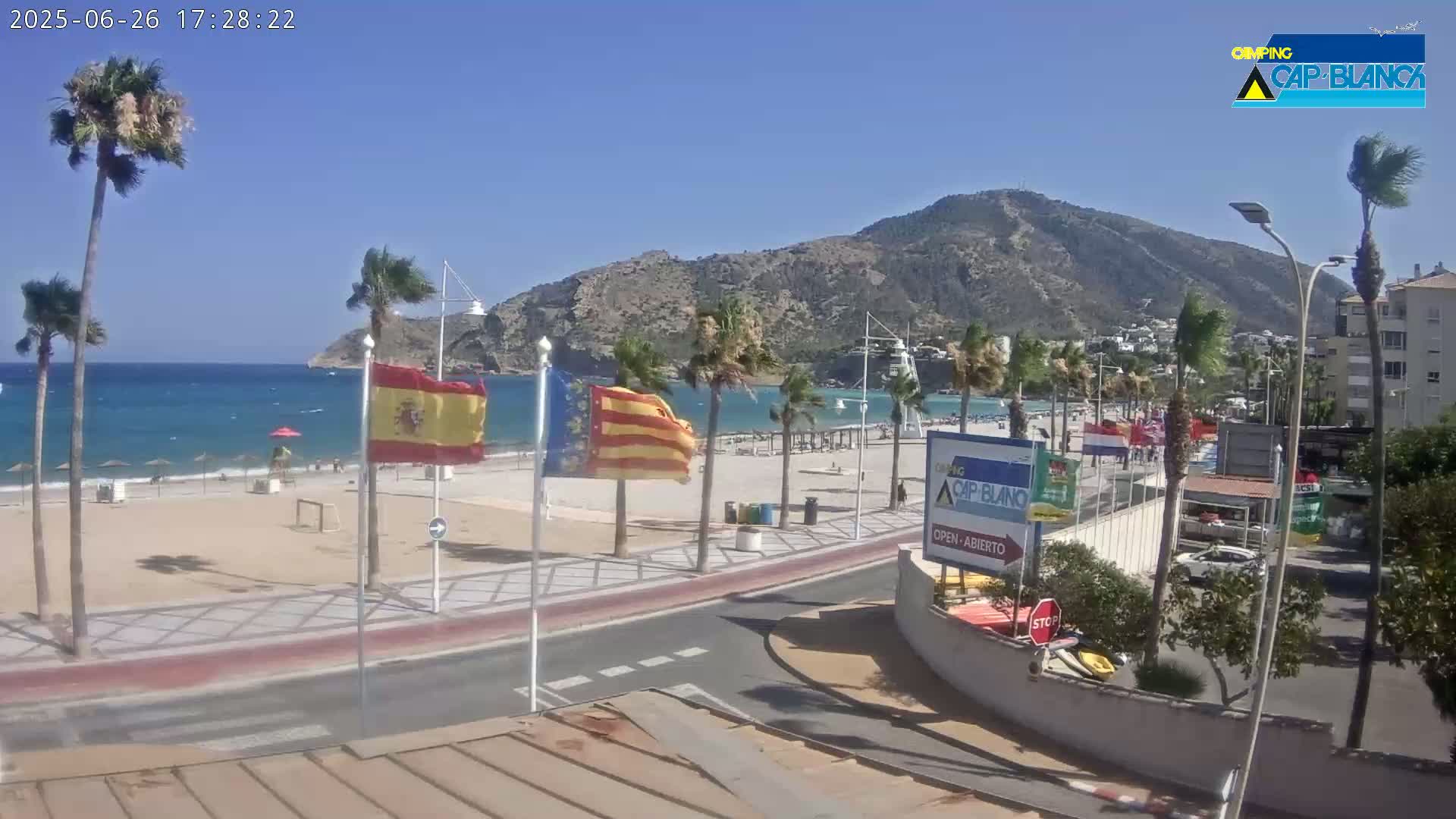 Altea, Albir Beach Live Cam -  Alicante, Valencia, Spain