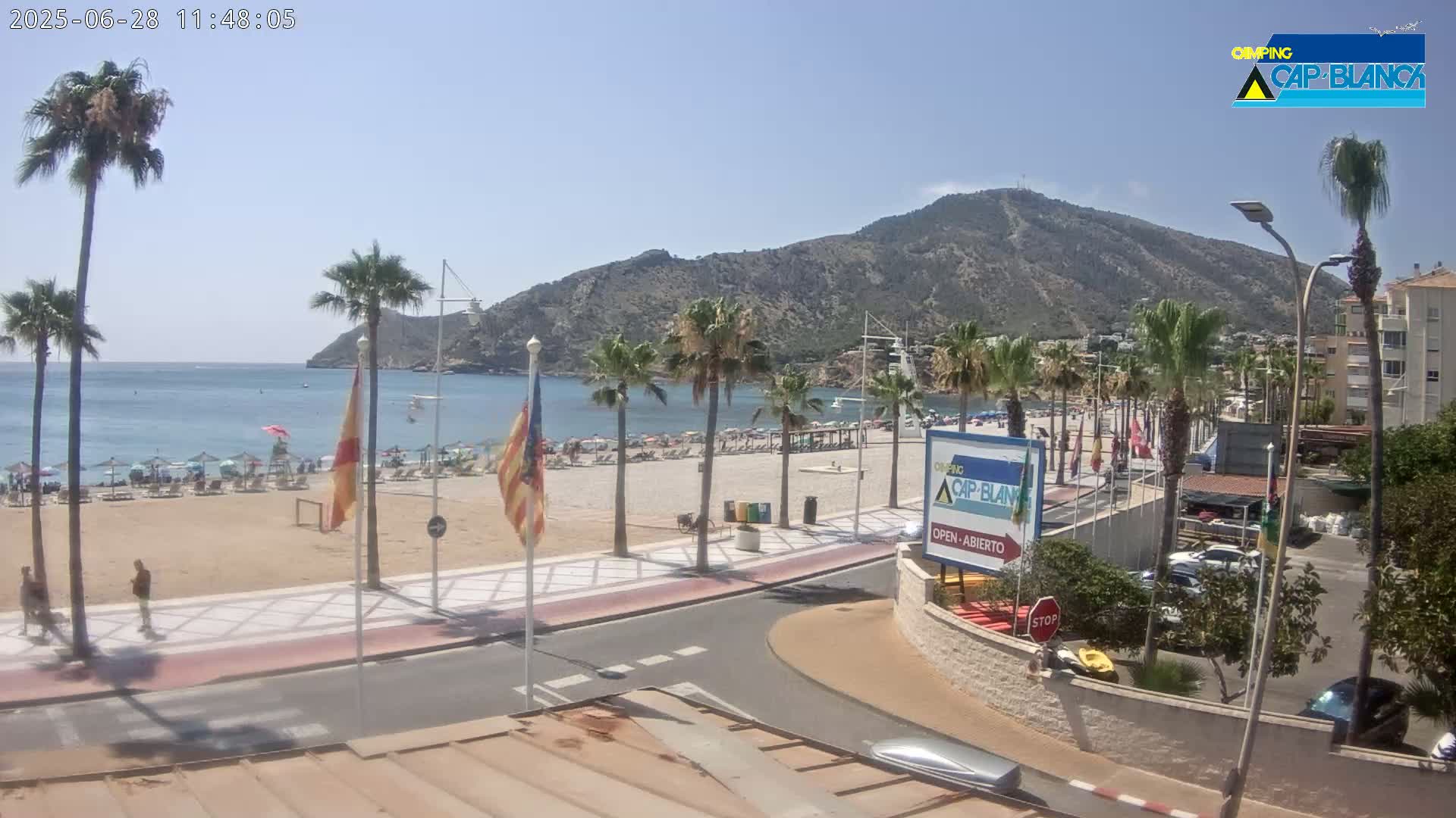 Altea, Albir Beach Live Cam -  Alicante, Valencia, Spain