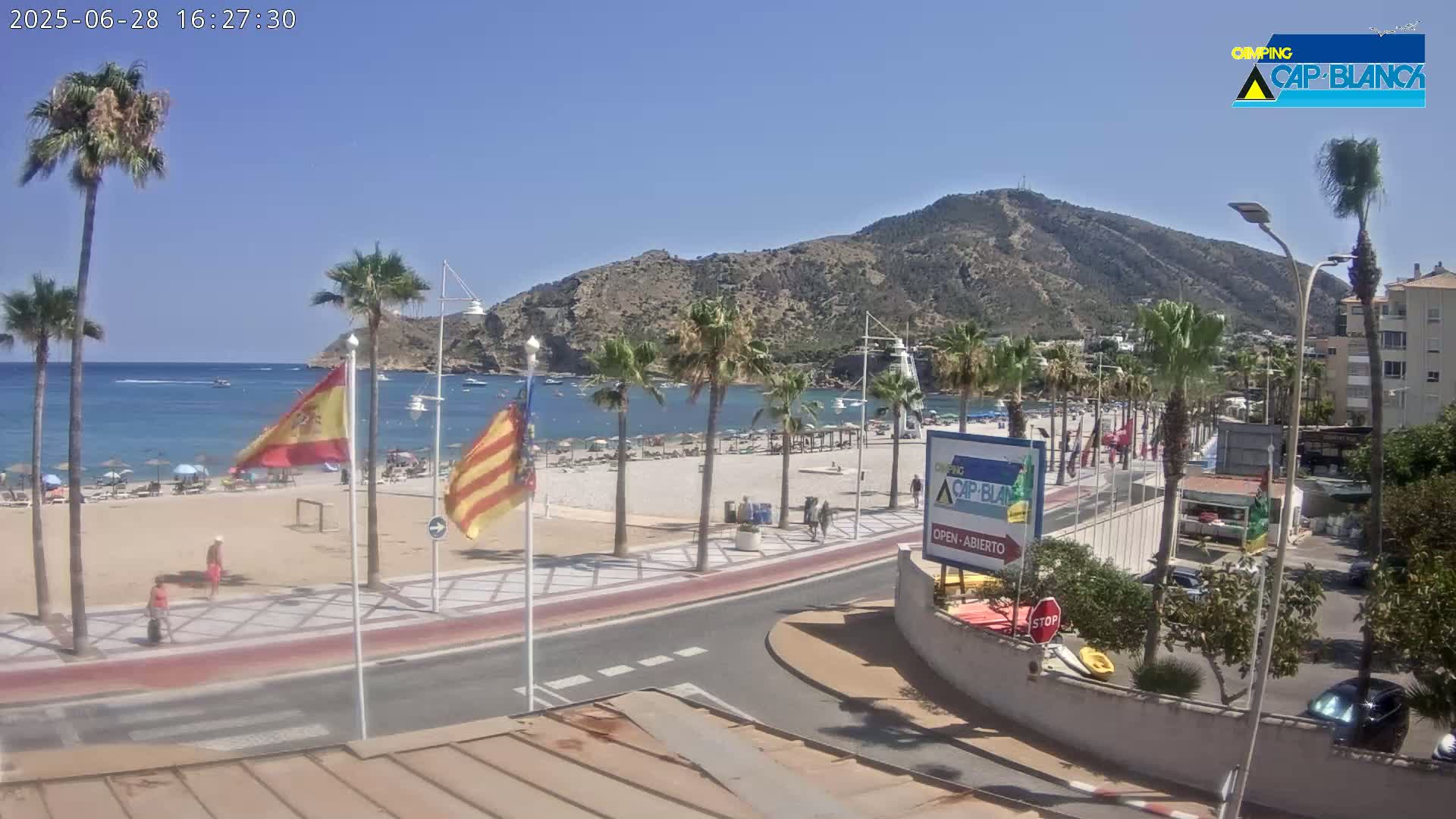 Altea, Albir Beach Live Cam -  Alicante, Valencia, Spain