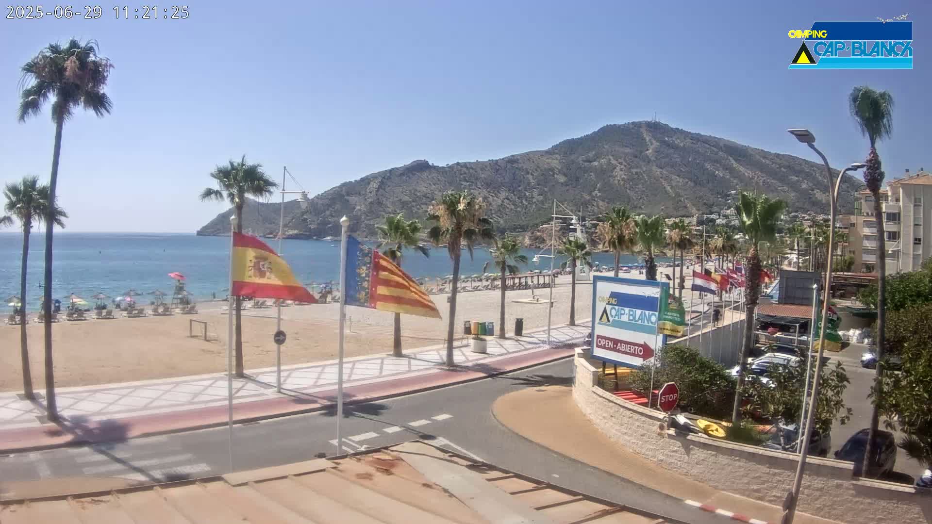 Altea, Albir Beach Live Cam -  Alicante, Valencia, Spain